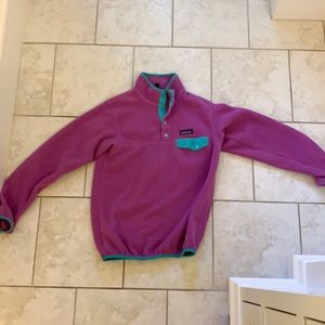 Pink Patagonia sweatshirt